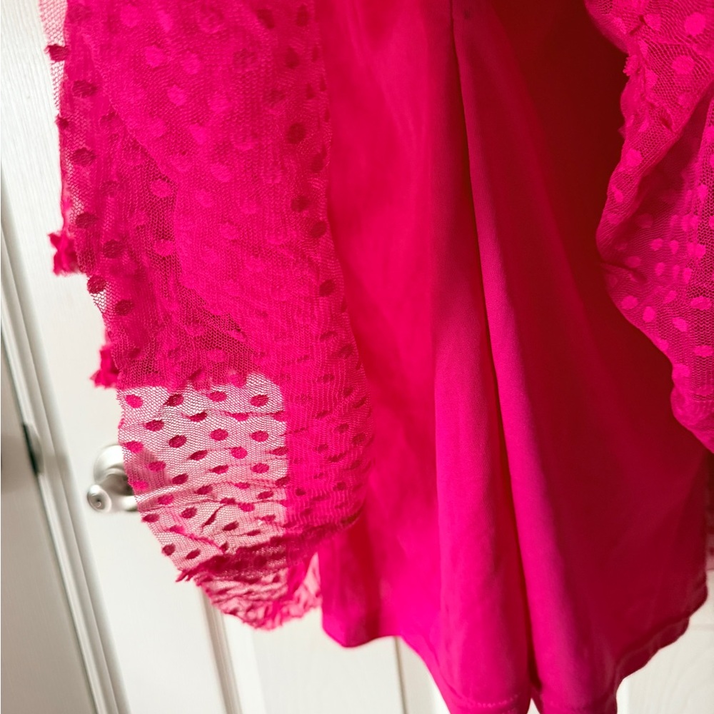 Lace & Beads Ruffle Dress - Picture 6 of 7
